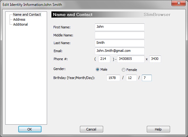 form filler screenshot